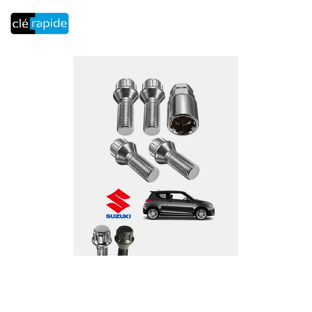 Antivol Suzuki Swift IV 2010 - 2017 Mise au code et taillage inclus, à partir du code de clé ou d'une photo de la clé du véhicule