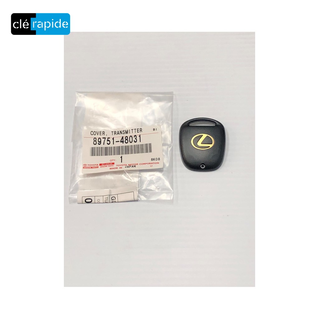 Coque Toyota Lexus RX/IS/LS (coque vide - préfixe 89751 = case) [Années à vérifier]
