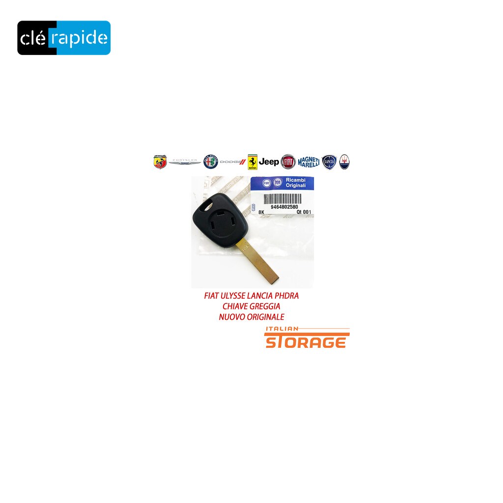CLE SIMPLE TRANSPONDEUR ULYSSE/PHEDRA