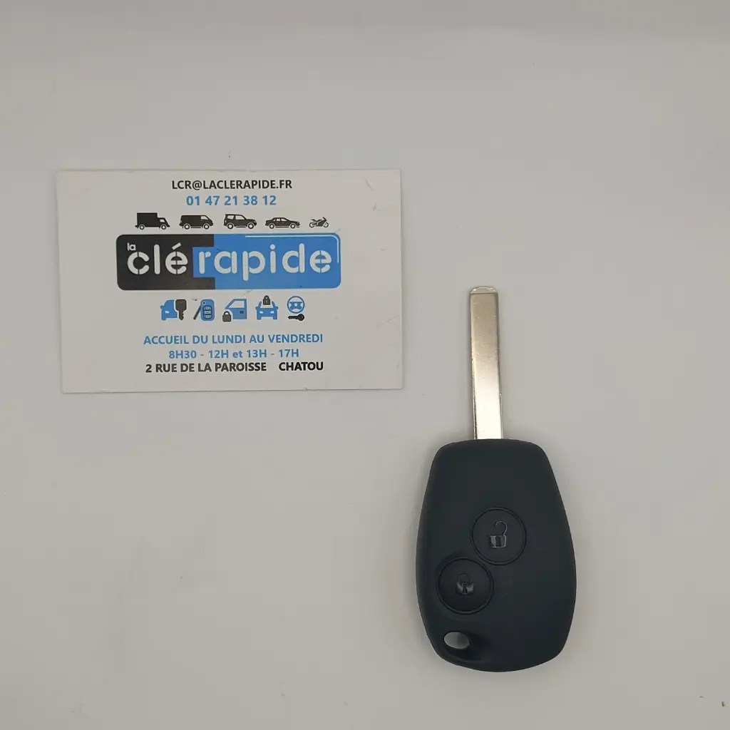 TELECOMMANDE NV300 Mise au code et taillage inclus, à partir du code de clé ou d’une photo de la clé du véhicule