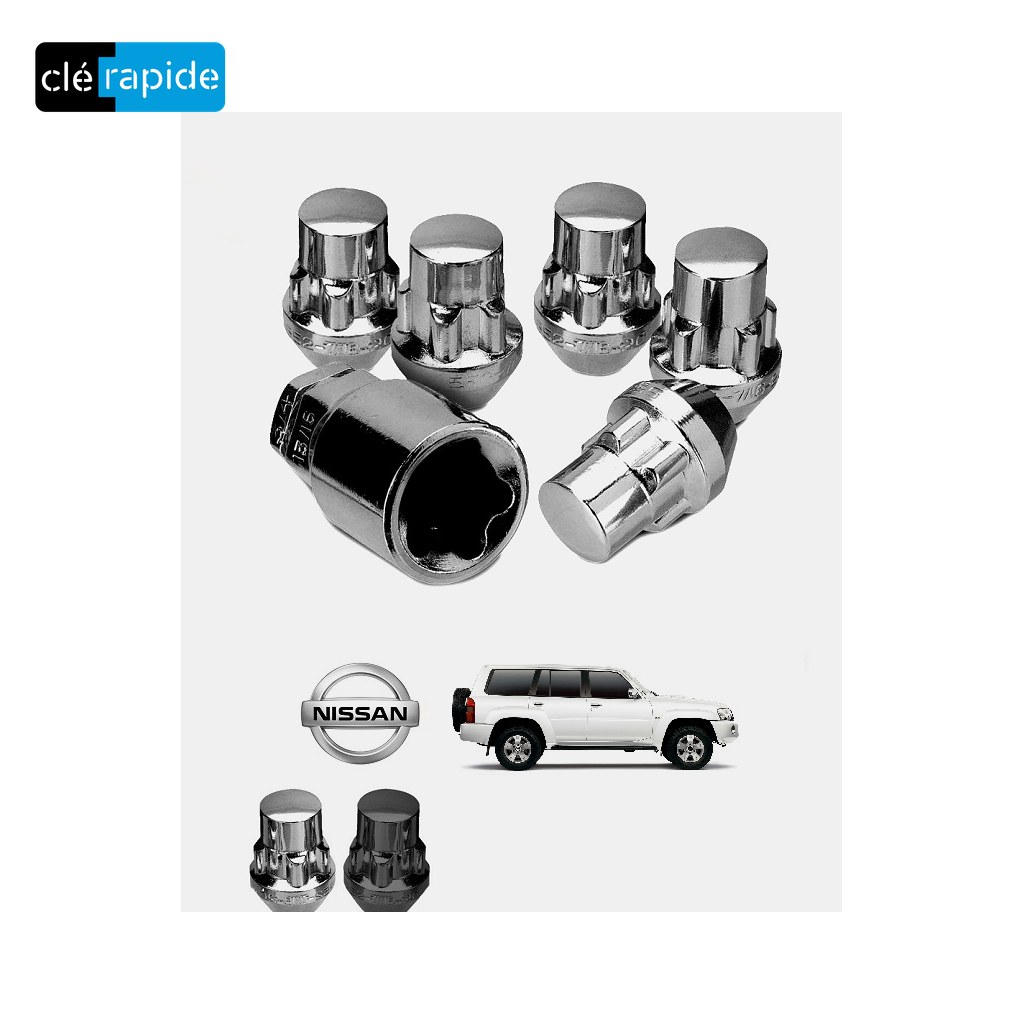 ANTIVOL NISSAN PATROL (2010 - 2023) - Mise au code et taillage inclus, à partir du code de clé ou d’une photo de la clé du véhicule