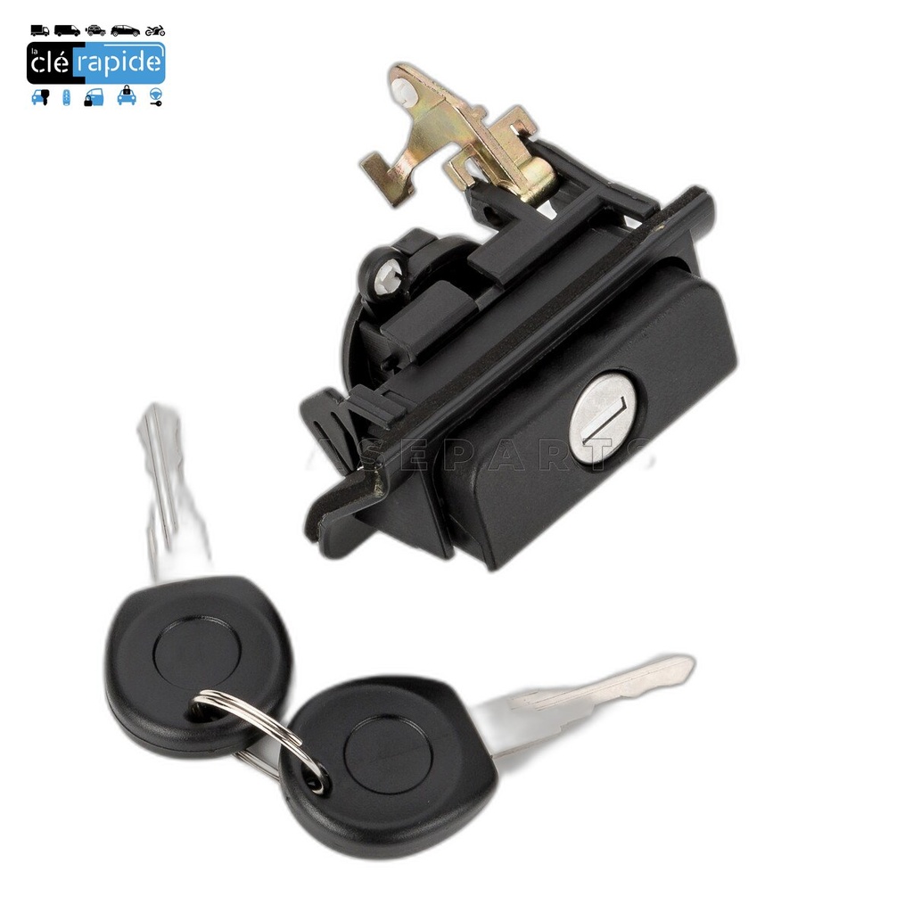 Serrure Volkswagen GOLF 3/POLO Mise au code et taillage inclus, à partir du code de clé ou d'une photo de la clé du véhicule