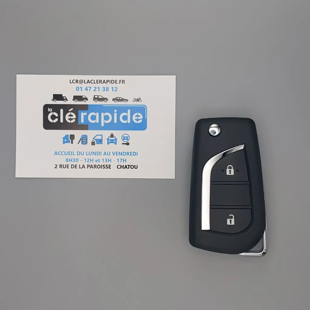 TELECOMMANDE MAZDA 2 HYBRID  Mise au code et taillage inclus, à partir du code de clé ou d’une photo de la clé du véhicule