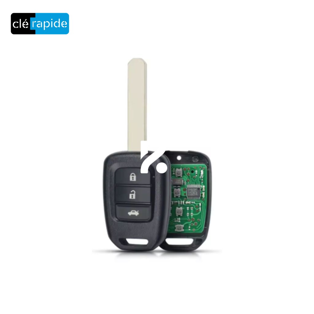 CLE HONDA ACCORD Mise au code et taillage inclus, à partir du code de clé ou d’une photo de la clé du véhicule