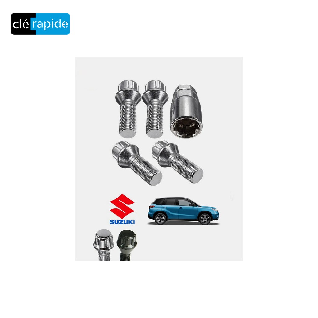 Antivol Suzuki Vitara IV 2015 - 2024 Mise au code et taillage inclus, à partir du code de clé ou d'une photo de la clé du véhicule