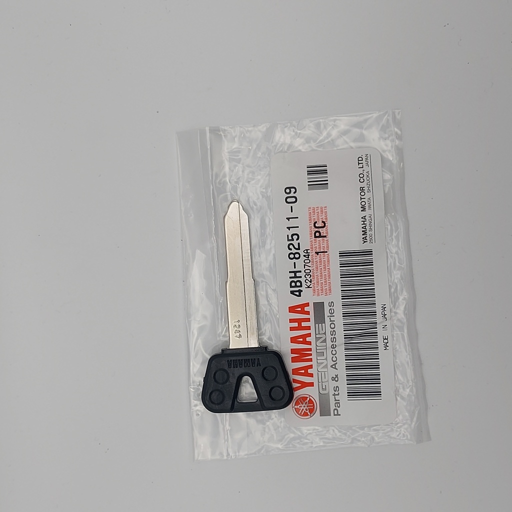 LLAVE SIMPLE YAMAHA TMAX Código y corte incluidos, a partir del código de la llave o una foto de la llave del vehículo