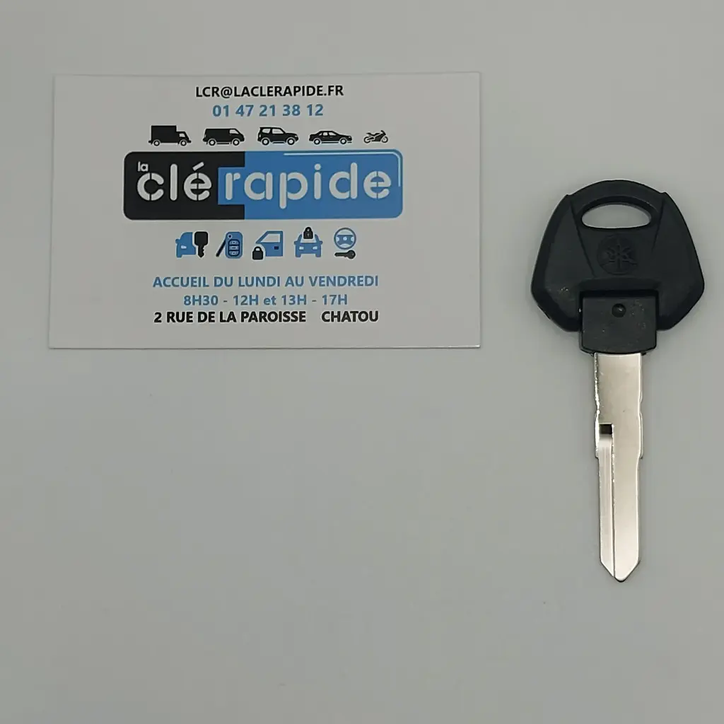 CLE YAMAHA XENTER 125-150 Mise au code et taillage inclus, à partir du code de clé ou d’une photo de la clé du véhicule