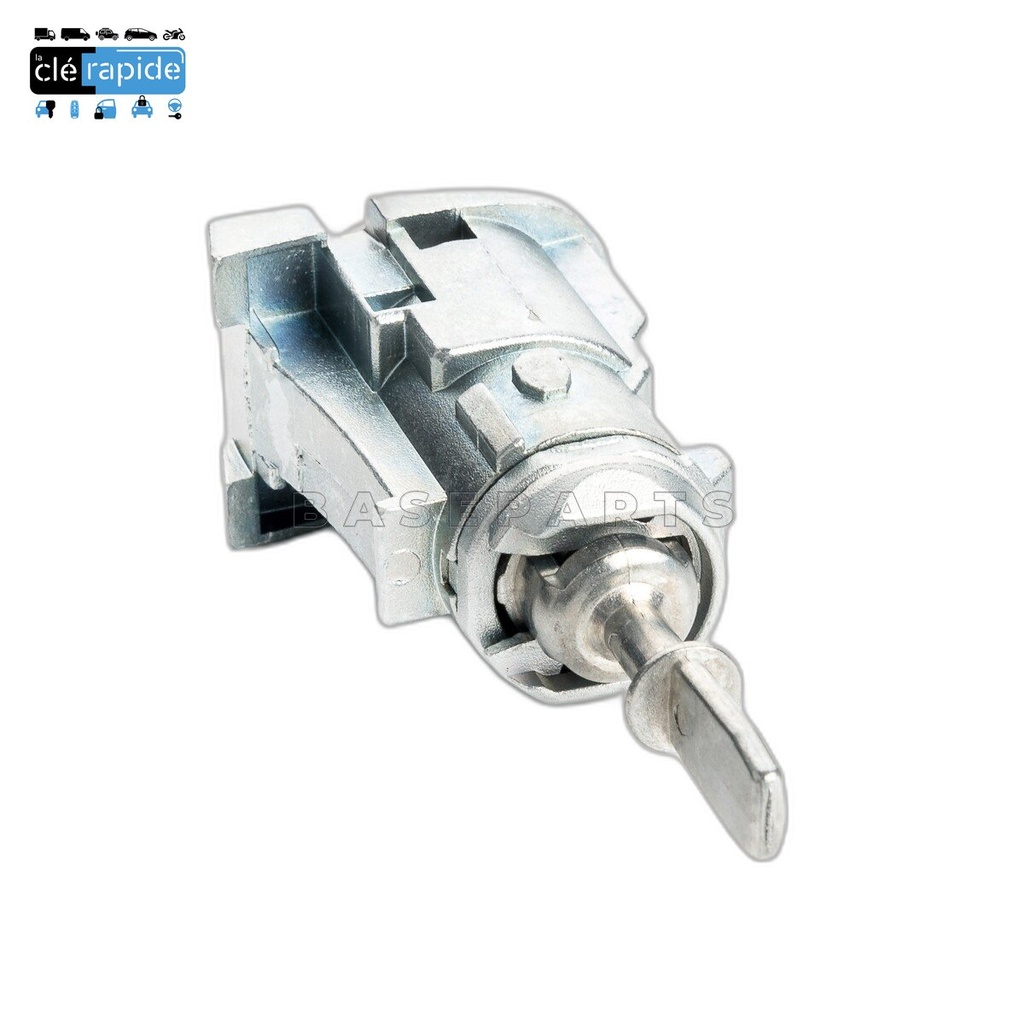 Serrure Volkswagen Polo IV (9N) 3P 2002 - 2009 Mise au code et taillage inclus, à partir du code de clé ou d'une photo de la clé du véhicule