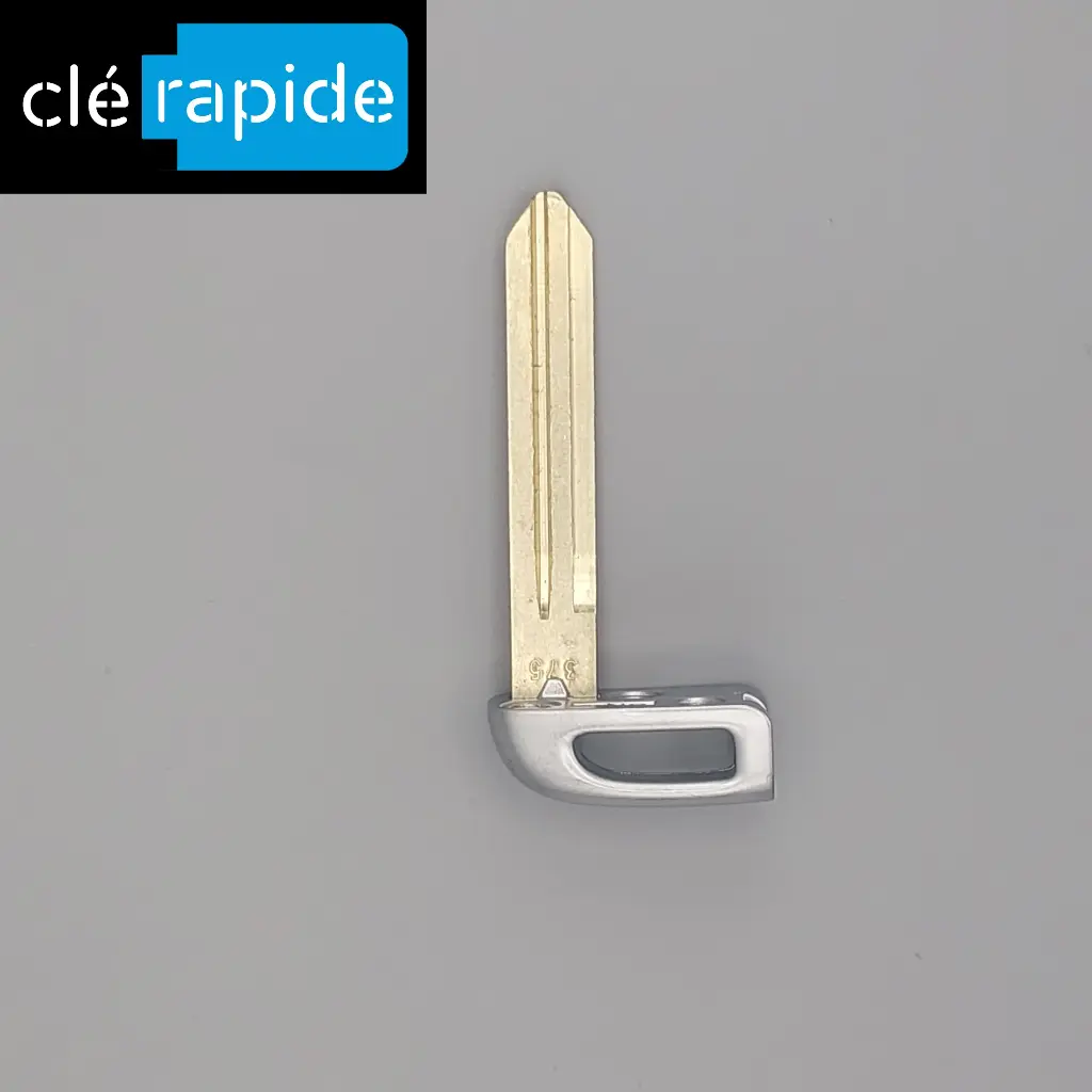Clé Hyundai INSERT IX35/SANTAFE/GENESI Mise au code et taillage inclus, à partir du code de clé ou d'une photo de la clé du véhicule