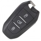 Télécommande Peugeot 3008 II / 5008 II / 308 II / 208 / Citroën C4 Cactus / Picasso - télécommande mains libres 3 boutons 10/2016+ (3008/5008 II) / 2017-2020 (C4) 433 MHz Mise au code et taillage inclus, à partir du code de clé ou d'une photo de la clé du 