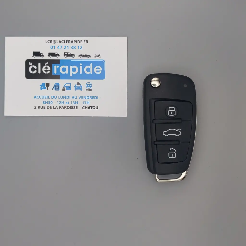 TELECOMMANDE 3 BOUTONS  AUDI A1 - Q3 