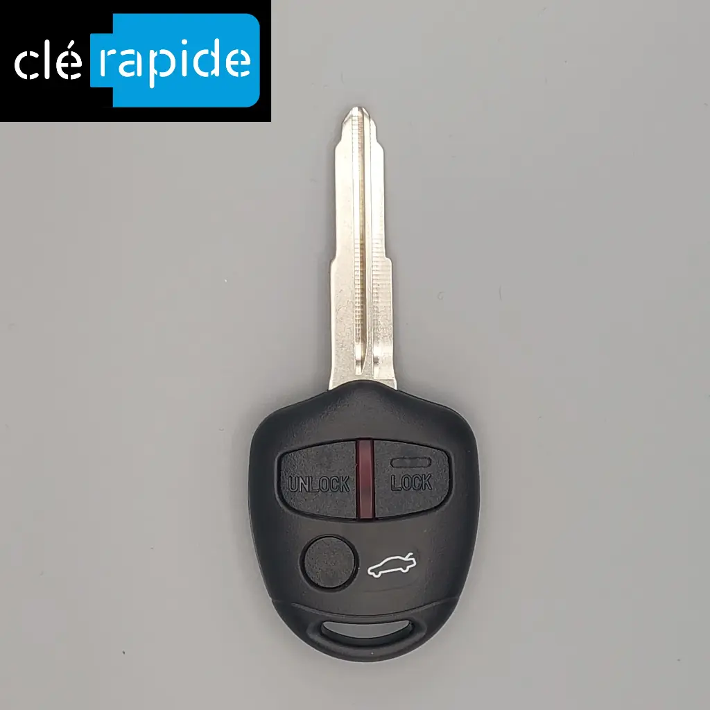 Cle Telecommande 3 Boutons Mitsubishi Lancer Saloon 
