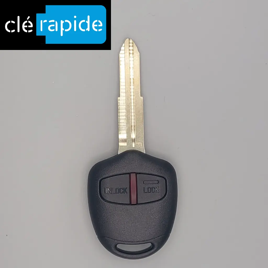 Telecommande Clé 2 Boutons Mitsubishi L200 Triton