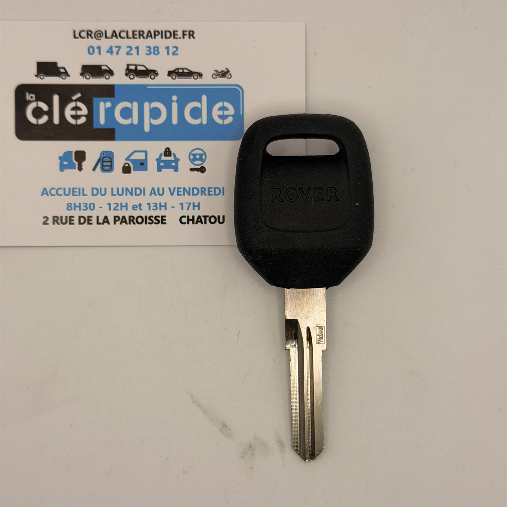 ROVER TRANSPONDER KEY Código e recorte incluídos, a partir do código da chave ou foto da chave do veículo