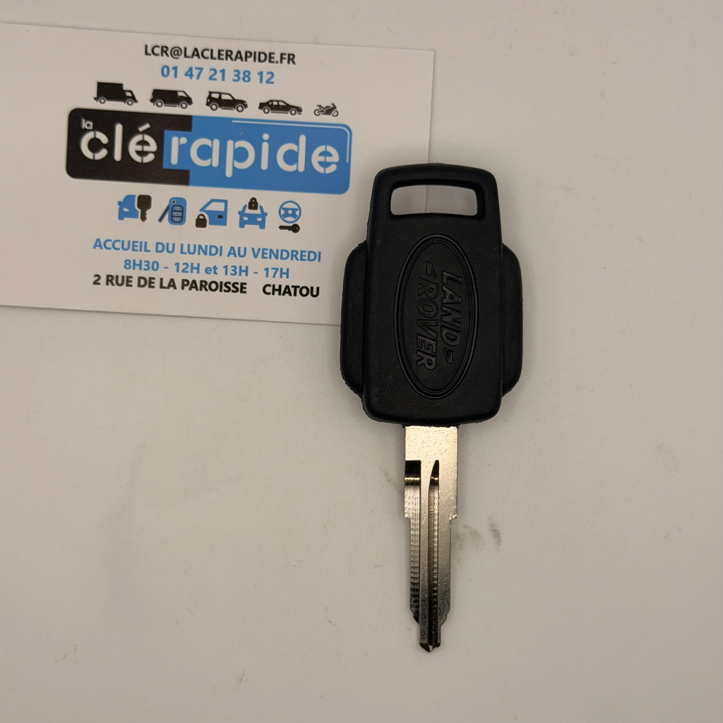 CLE LAND ROVER DEFENDER Mise au code et taillage inclus, à partir du code de clé ou d’une photo de la clé du véhicule