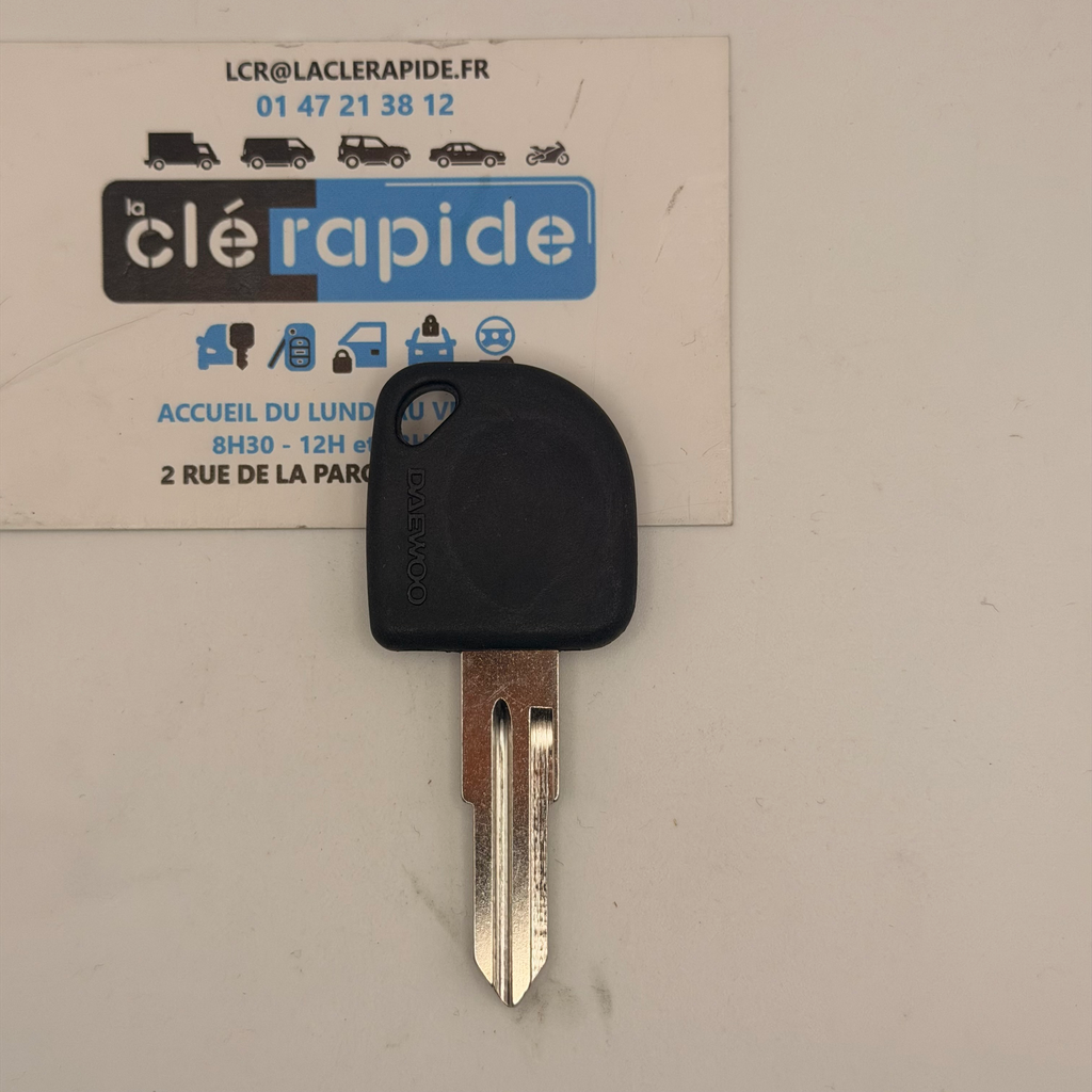 CLE CHEVROLET MATIZ 1 96255817  Mise au code et taillage inclus, à partir du code de clé ou d’une photo de la clé du véhicule