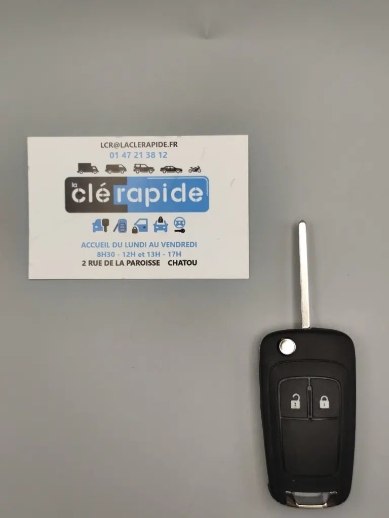 CONTROLE REMOTO DOBRÁVEL CHEVROLET AVEO 2 BOTÕES (13579213)