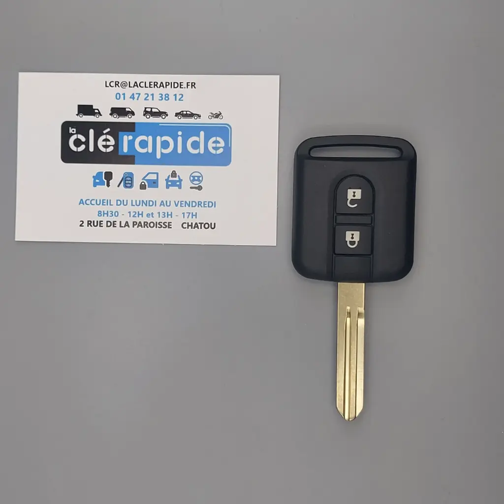 TELECOMMANDE NISSAN MICRA K12 2002-2010/NAVARA D22 2005-2015/QASHQAI J10 2007-2013