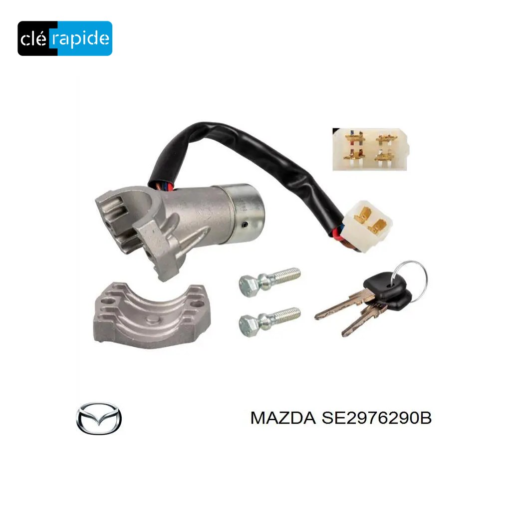 Antivol Mazda E-Bus / E-Series (antivol) [Années à vérifier] Mise au code et taillage inclus, à partir du code de clé ou d'une photo de la clé du véhicule