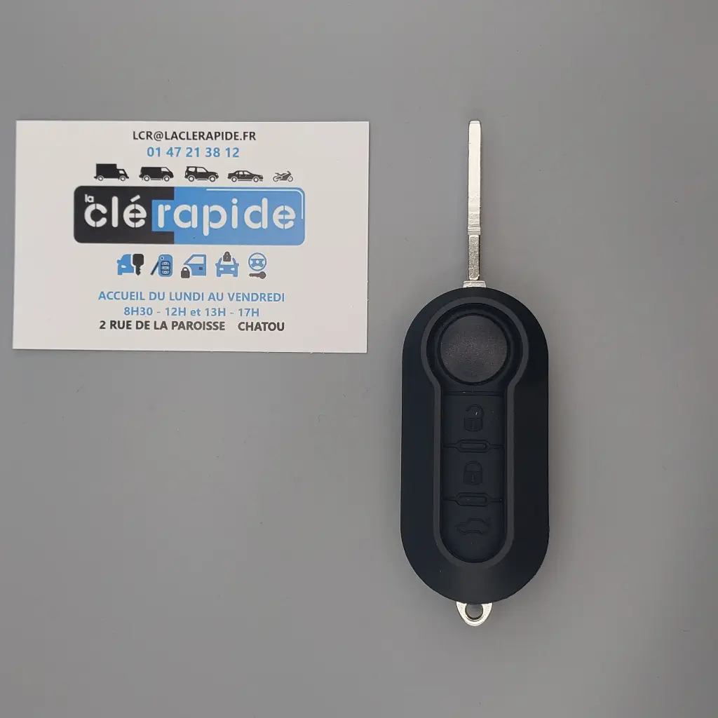 TELECOMMANDE FIAT 500/DOBLO 263/FIORINO 225/BIPPER/