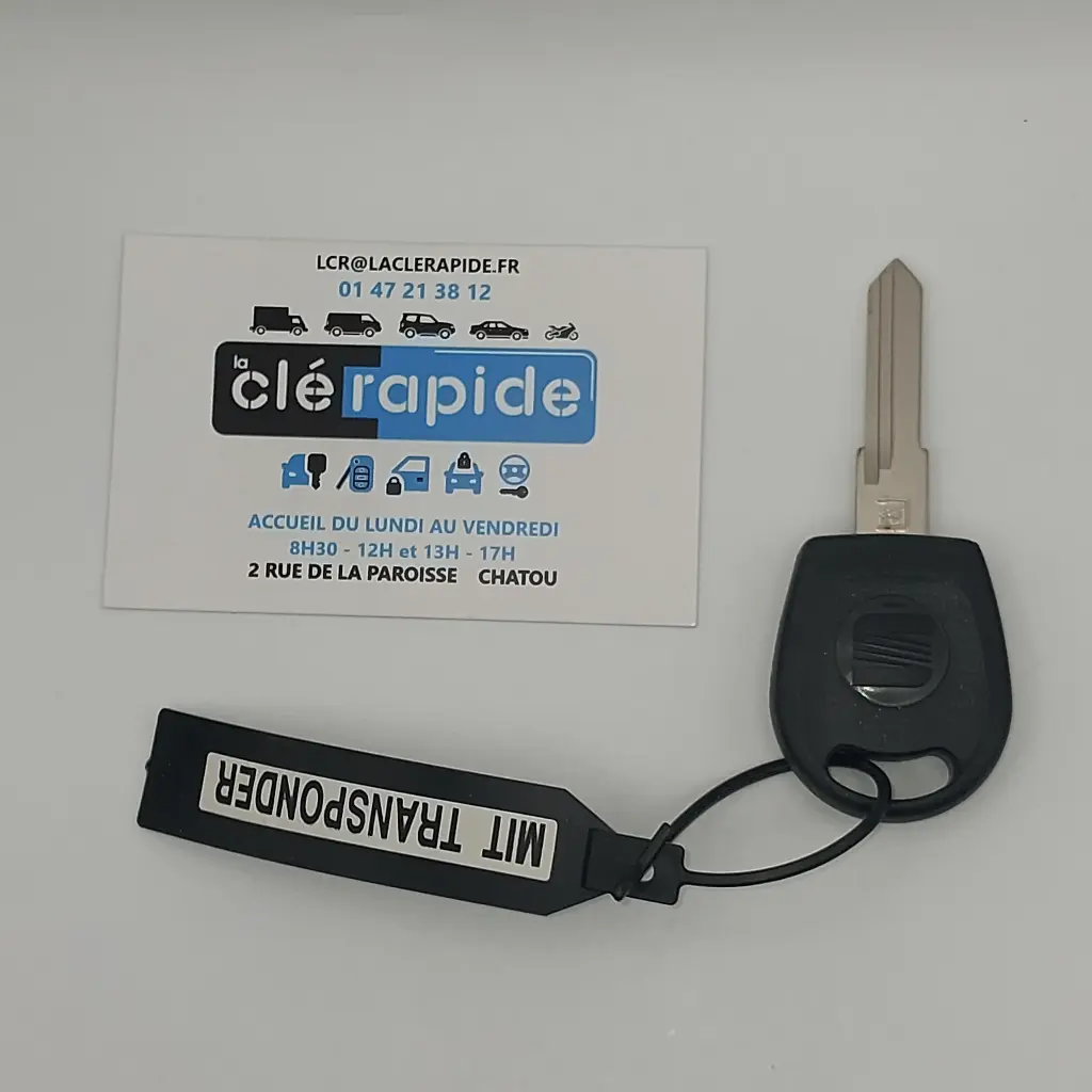 SEAT IBIZA 2 TRANSPONDER KEY 1L0837219K Coding and cutting included, from the key code or a photo of the vehicle key