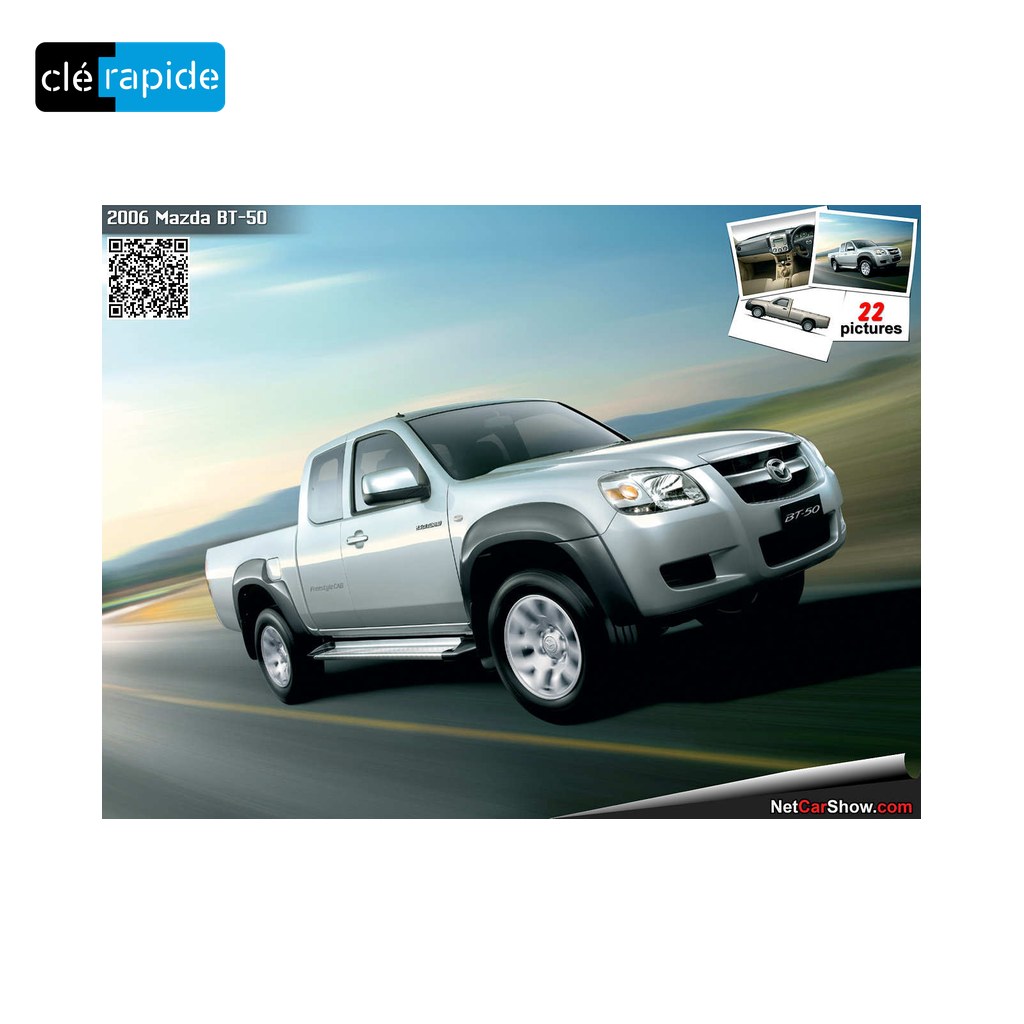 Antivol Mazda BT-50 (antivol / contacteur de neiman) 2006-2011 Mise au code et taillage inclus, à partir du code de clé ou d'une photo de la clé du véhicule