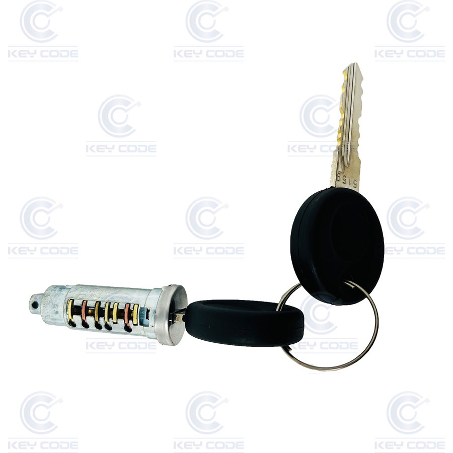 Serrure Volkswagen VW Transporter T4 (kit barillets AVG/AVD/ARR avec lame HAA) 2001-2003 Mise au code et taillage inclus, à partir du code de clé ou d'une photo de la clé du véhicule