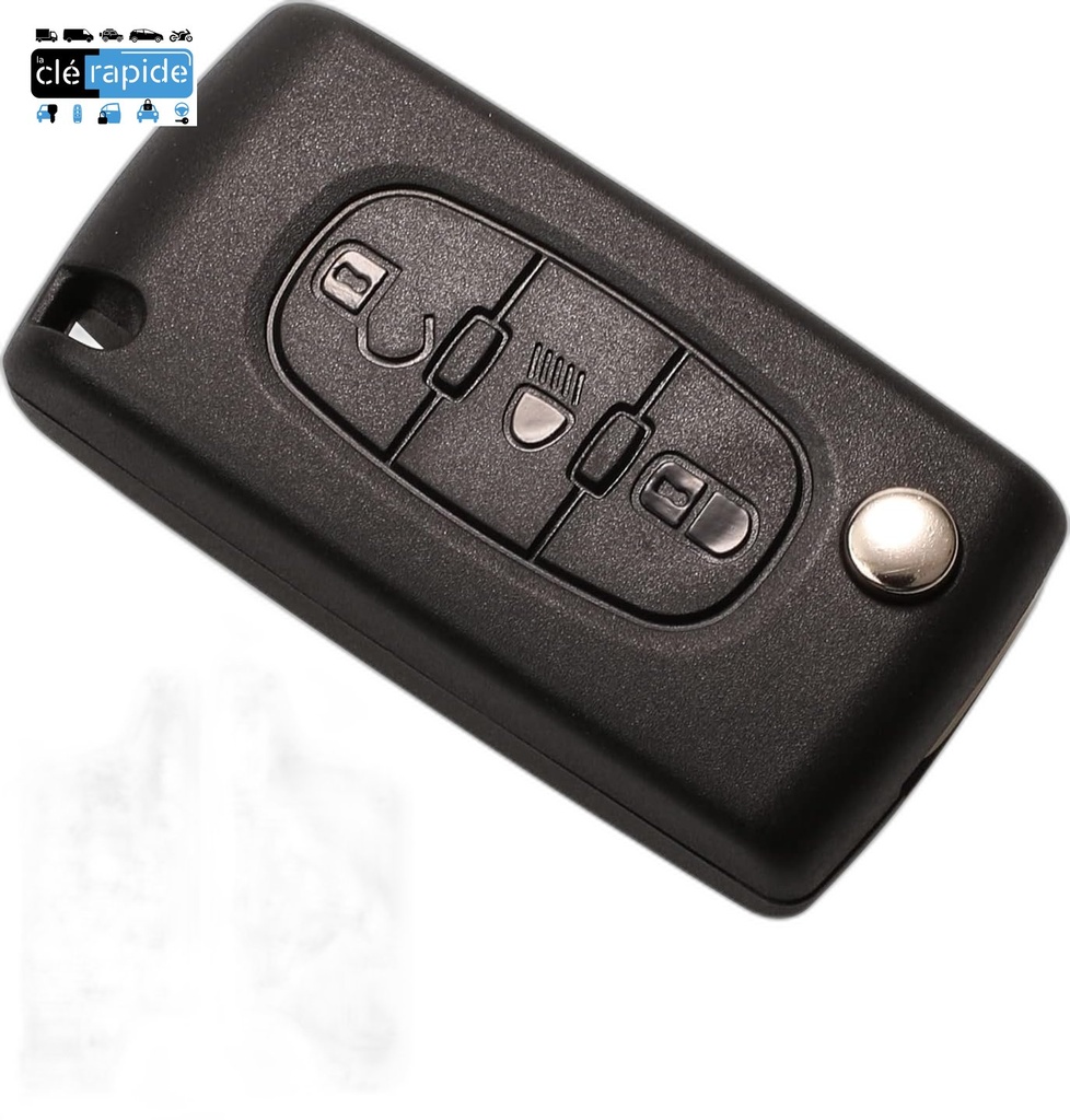 CLE TELECOMMANDE PEUGEOT 208