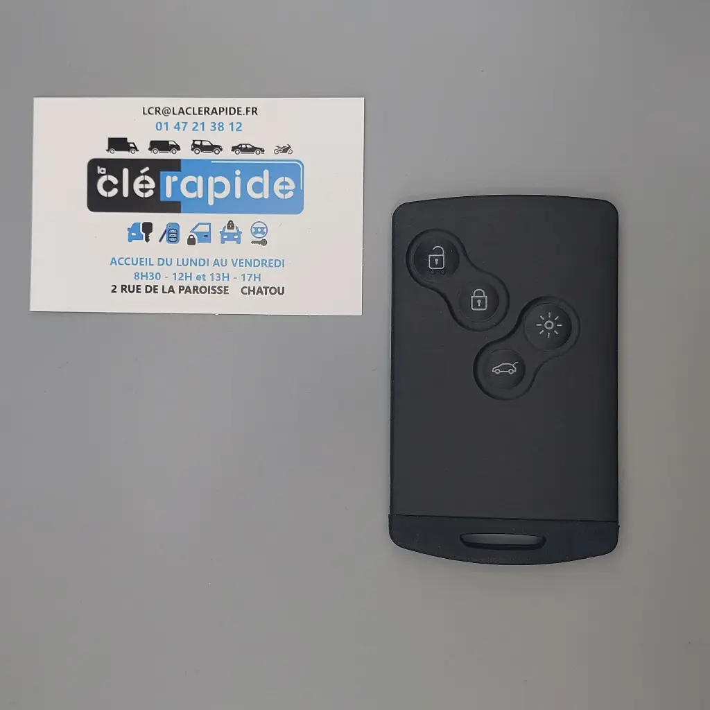 KOLEOS 4 BUTTONS PCF7952 CARD