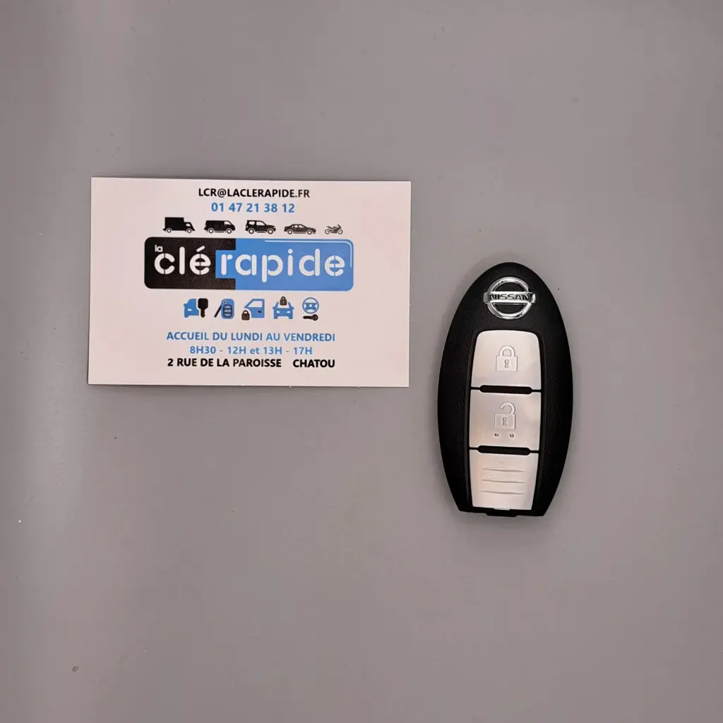 QASHQAI J11 FERNBEDIENUNG Code und Ausschneiden inklusive, aus dem Schlüsselcode oder einem Foto des Fahrzeugschlüssels