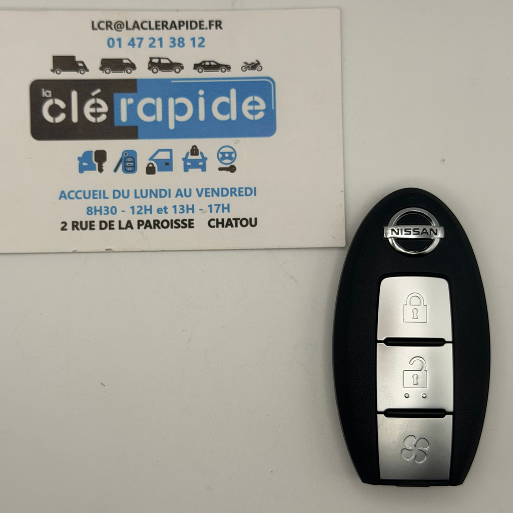 NISSAN NV200 REMOTE CONTROL Code and cutting included, from the key code or a photo of the vehicle key