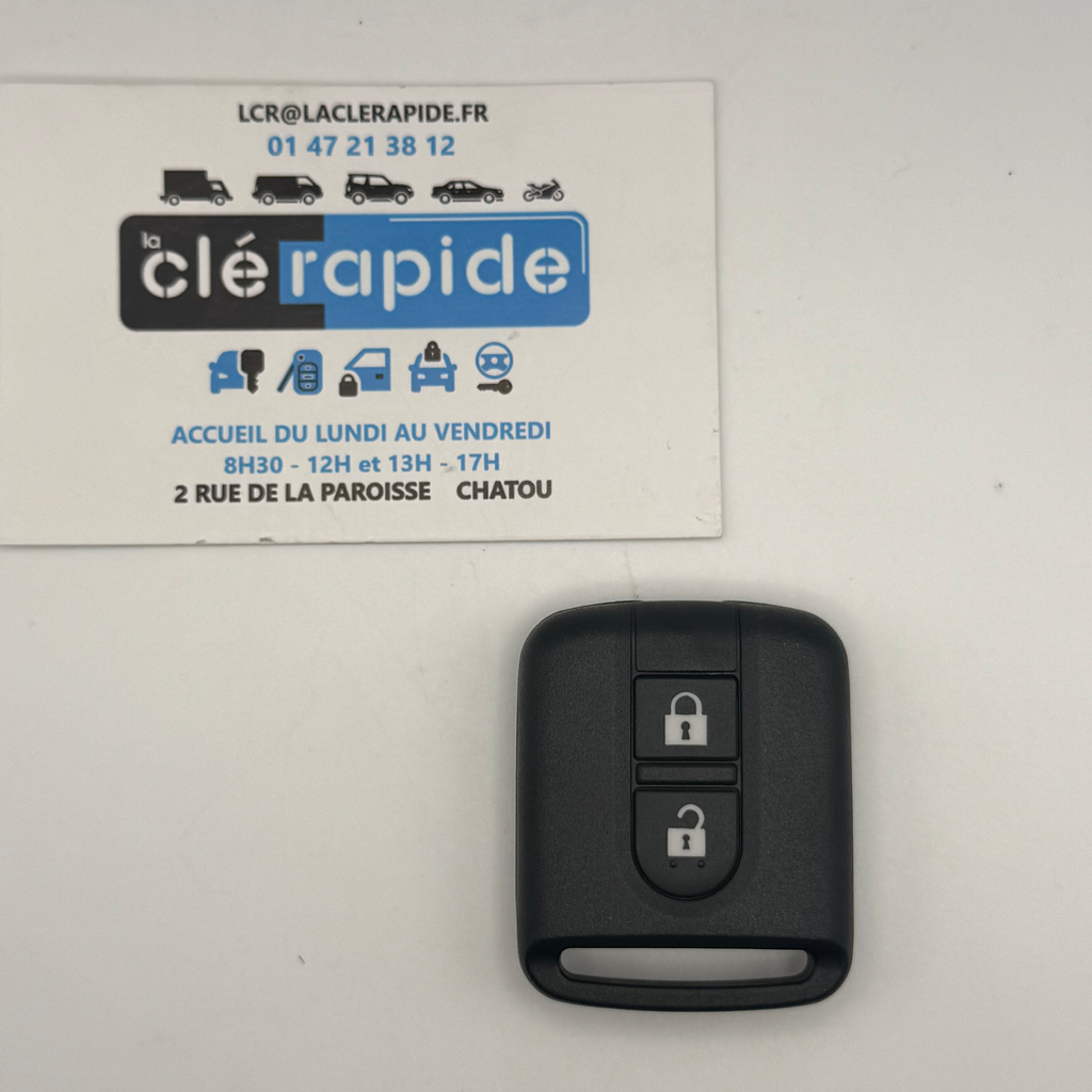 NISSAN FIXED REMOTE CONTROL Code and cutting included, from the key code or a photo of the vehicle key