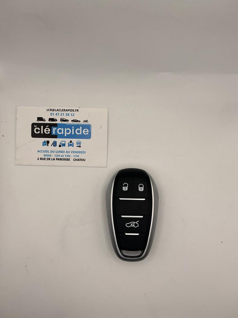 TELECOMMANDE MAINS LIBRES 3 BOUTONS ALFA ROMEO GIULIA (A2C97634900, 156140440)