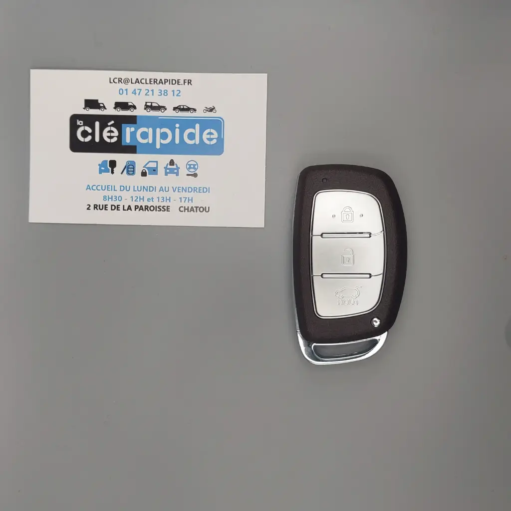 Télécommande Hyundai Ioniq 3 boutons à vérifier (2016-2022) 433 MHz