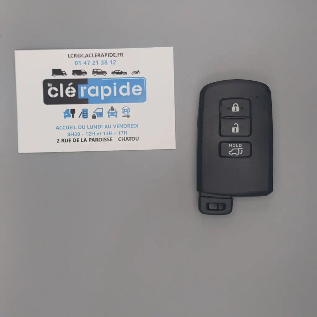 TELECOMMANDE 3 BOUTONS TOYOTA RAV4 2012-2018 