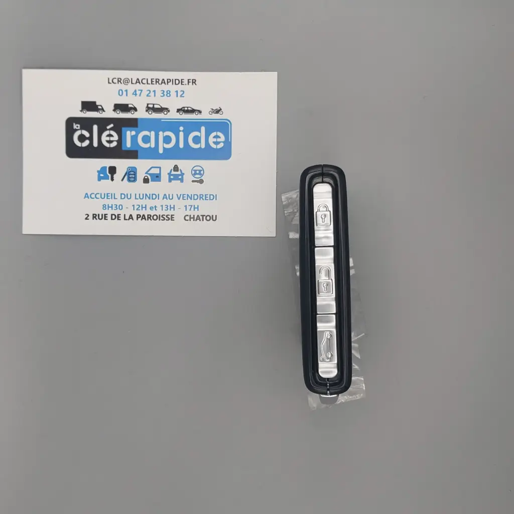 TELECOMMANDE VOLVO 3 BOUTONS 8A 433MHZ FSK