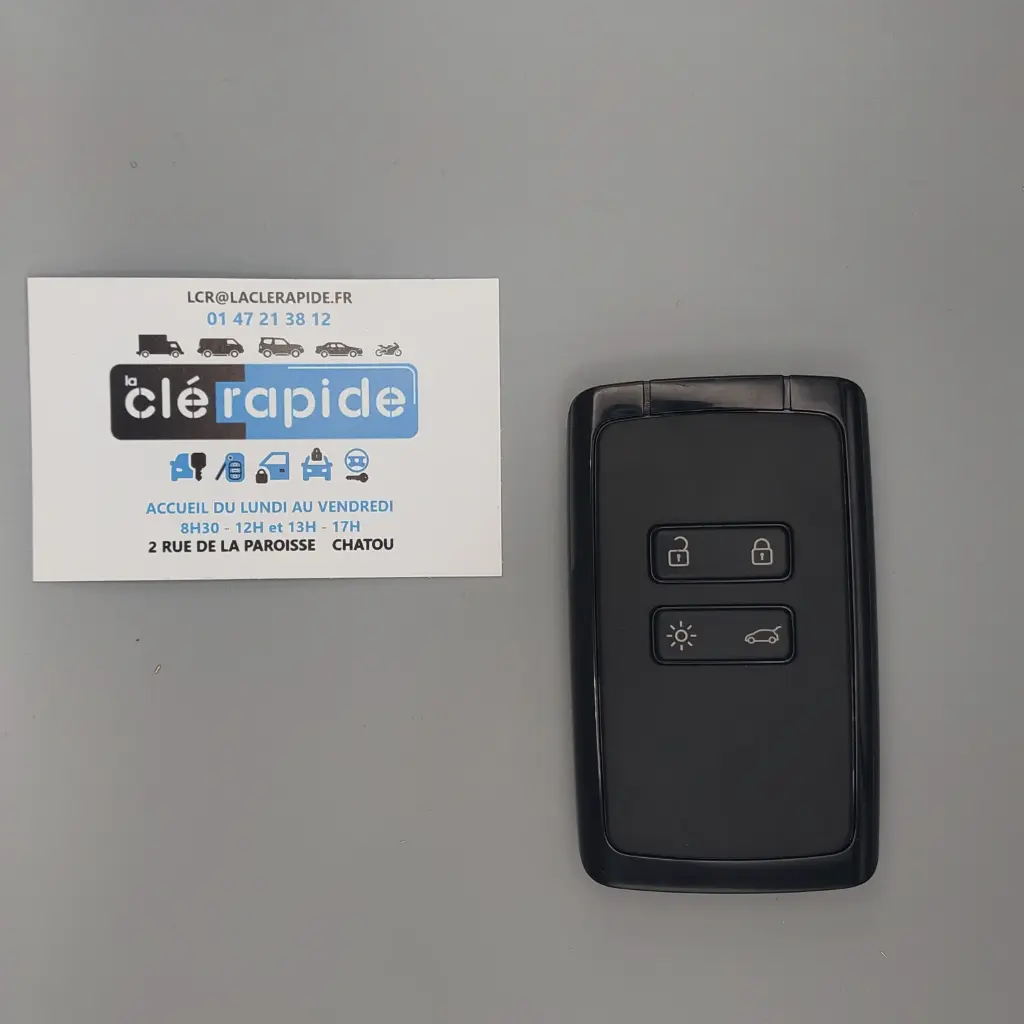 CARTE 4 BOUTONS RENAULT ZOE 2, CLIO 5 - CAPTUR 2 ...