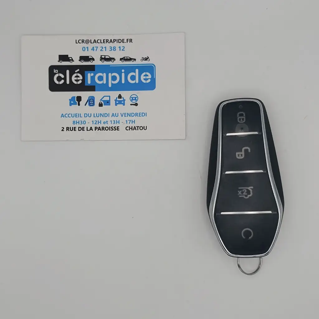 TELECOMMANDE MAINS LIBRES 4 BOUTONS BYD DOLPHIN ID46