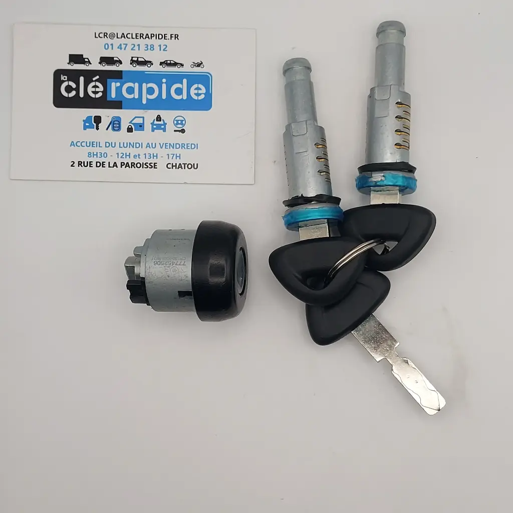 DOOR BARREL AND ANTI-THEFT KIT SCANIA 4 SERIES F-K-N Coding and cutting included, from the key code or a photo of the vehicle key