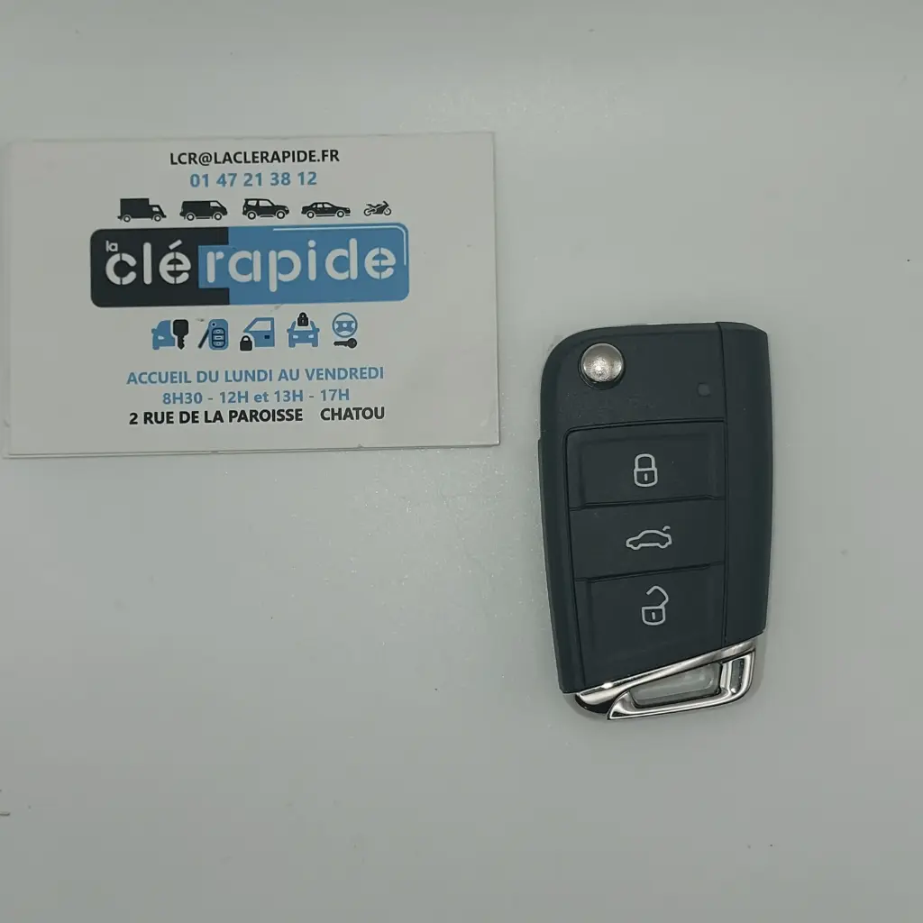 MANDO A DISTANCIA 3 BOTONES TIGUAN - TOURAN - T-ROC