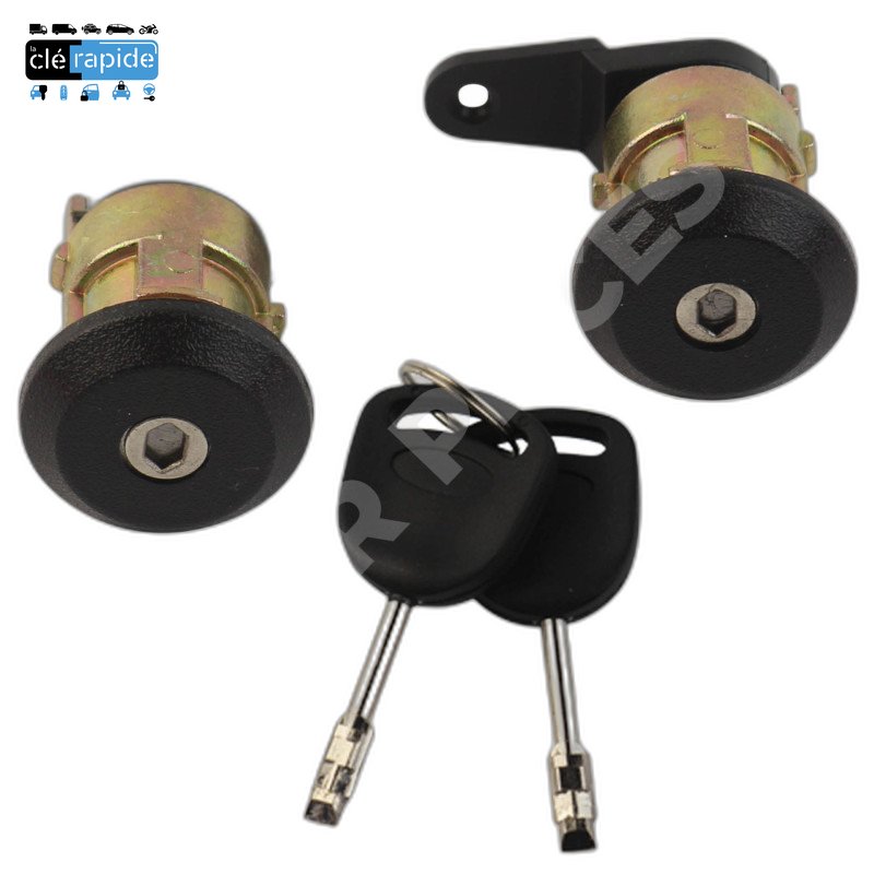 Serrure Ford Escort Mk5/Mk6 portes battantes 1990 - 2000 Mise au code et taillage inclus, à partir du code de clé ou d'une photo de la clé du véhicule