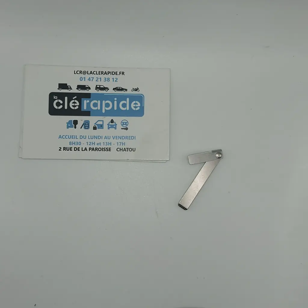 INSERTO LLAVE MG ZS - MG3 Código y corte incluidos, a partir del código de la llave o una foto de la llave del vehículo