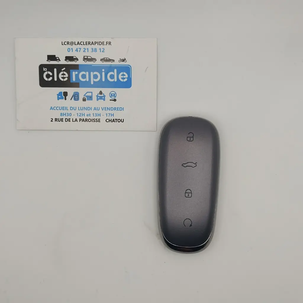 TELECOMMANDE MAINS LIBRES 4 BOUTONS OMODA / JAECOO C5 E5 C7 C9 ID47 433Mhz