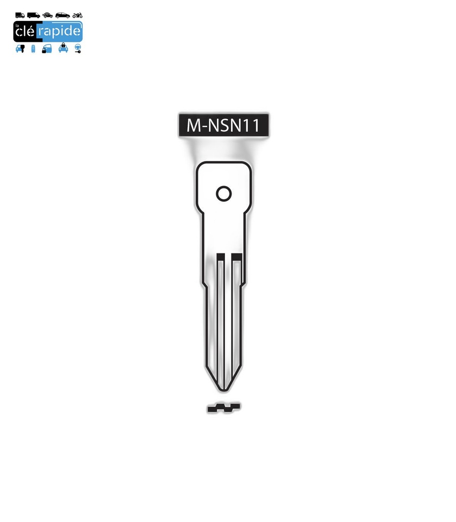 Clé Nissan Nsn11T25 Nsn11T2 années à vérifier