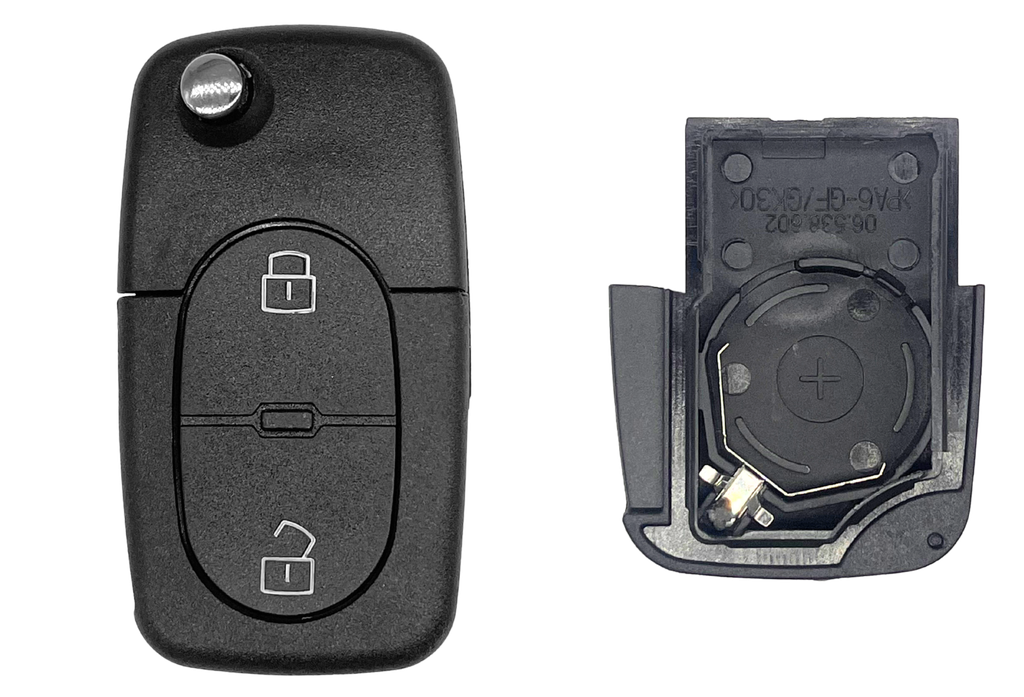 COQUE 2 BOUTONS AUDI® LAME HU66 AUDPS204C