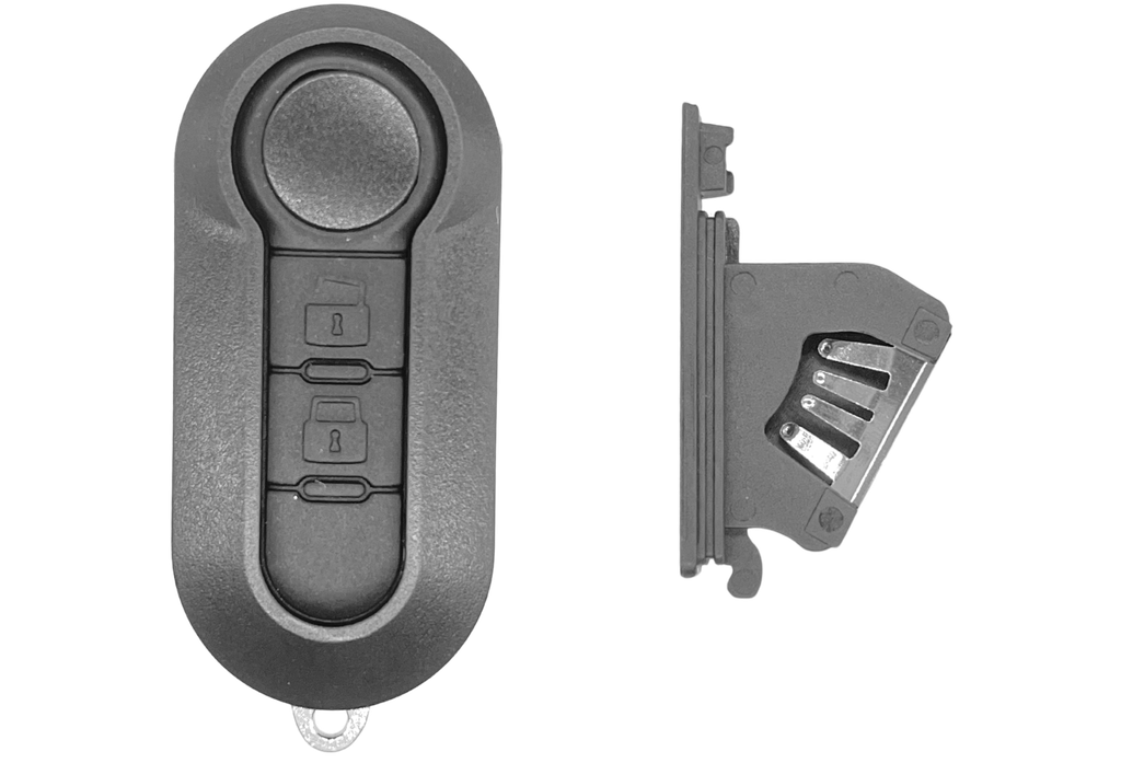Coque de clé 2 boutons Fiat (lame SIP22 · réf. FIAPS101C)