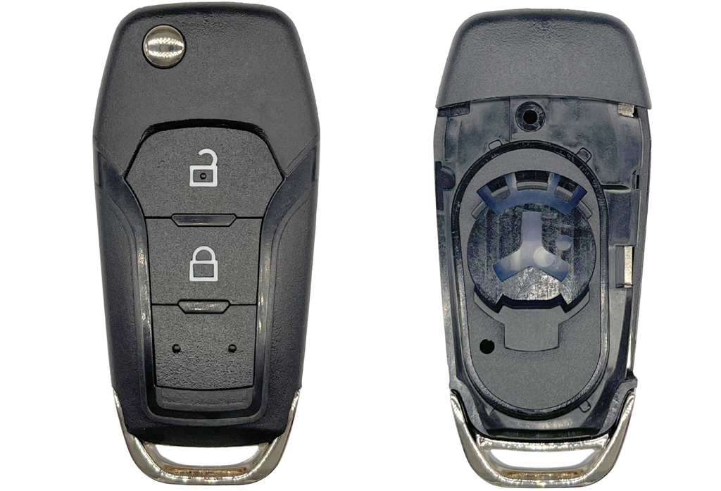 NOUVELLE COQUE FORD 2 BOUTONS LAME HU101 RETRACTABLE FORPS201C