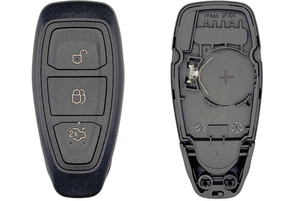 Coque de clé 3 boutons Ford (lame HU101 · réf. FORPS306C)
