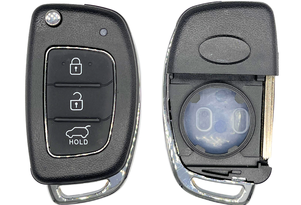 Coque de clé 3 boutons Hyundai / Kia (lame TOY40 · réf. HKAPS305C)