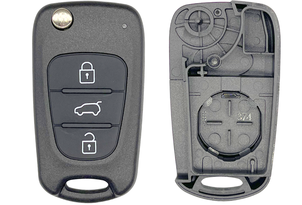 COQUE 3 BOUTONS HYUNDAI® / KIA® LAME HYN14R HKAPS306C